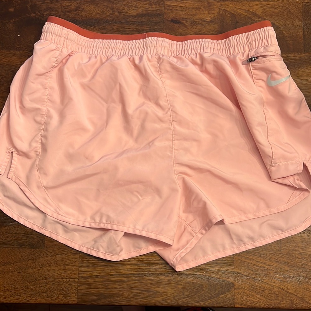 Pink Nike Running Shorts Size Large